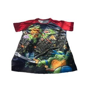 Teenage Mutant Ninja Turtles Graphic T-Shirt Boys Size Large (16)